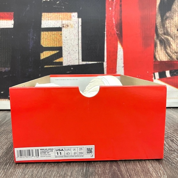 2022 Nike Air Jordan 1 Low Elevate Sail / Coconut Milk / Sanddrift DH7004 101 - Picture 9 of 13